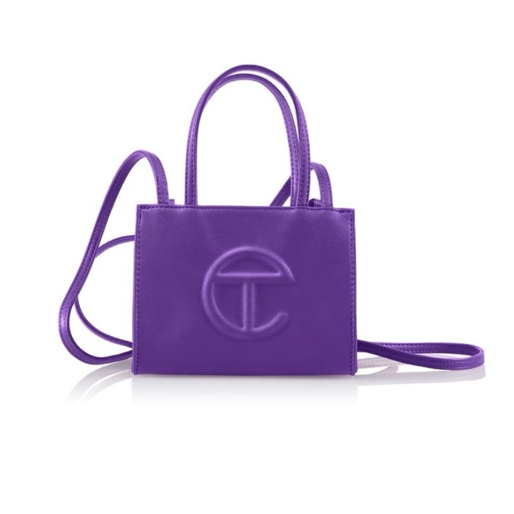 Telfar Mini Bag in Vibrant Purple